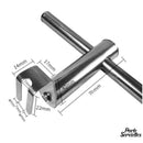 Porte serviette adaptable sur radiateur