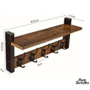 Porte serviette ancien en bois