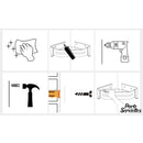 Porte serviette angle