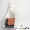 Porte serviette anneau corde