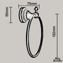 Porte serviette anneau salle de bain