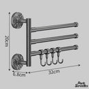 Porte serviette avec crochet