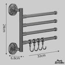 Porte serviette avec crochet