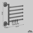 Porte serviette avec crochet