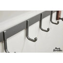 Porte-serviette avec support en bois