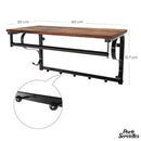 Porte serviette bain fer forge