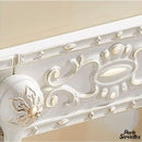 Porte serviette baroque blanc