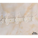 Porte serviette baroque blanc