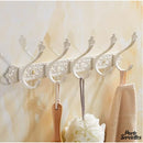 Porte serviette baroque blanc