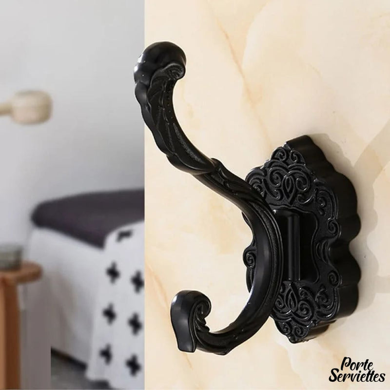 Porte serviette baroque blanc