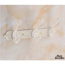 Porte serviette baroque blanc