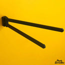 Porte serviette barre pivotante