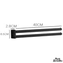 Porte serviette barre pivotante