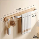 Porte serviette blanc mural