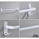 Porte serviette blanc salle de bain