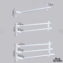 Porte serviette blanc salle de bain