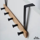 Porte serviette blanc suspendu