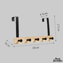 Porte serviette blanc suspendu