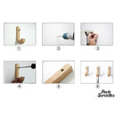 Porte serviette bois a fixer