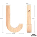 Porte serviette bois a fixer