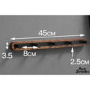 Porte serviette bois alu