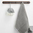 Porte serviette bois alu