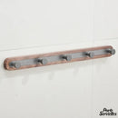 Porte serviette bois alu