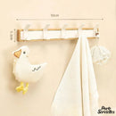 Porte serviette bois blanc