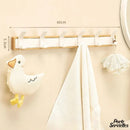 Porte serviette bois blanc