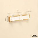 Porte serviette bois blanc