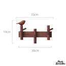 Porte serviette bois brut