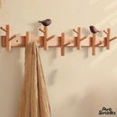 Porte serviette bois brut