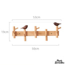 Porte serviette bois brut