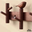 Porte serviette bois brut