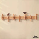 Porte serviette bois brut