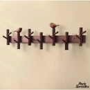 Porte serviette bois brut