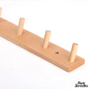 Porte serviette bois pin