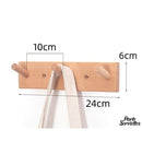 Porte serviette bois pin