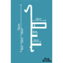 Porte serviette cabine de douche