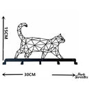 Porte serviette chat