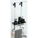 Porte serviette chromé brillant pour paroi de douche en verre