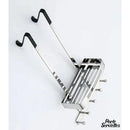 Porte serviette chromé brillant pour paroi de douche en verre