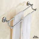 Porte serviette chrome salle bain