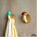 Porte serviette crochet bois