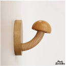 Porte serviette crochet bois