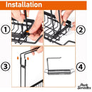 Porte serviette cuisine coulissant