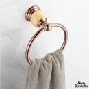 Porte serviette cuivre rose design