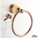 Porte serviette cuivre rose design