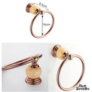 Porte serviette cuivre rose design