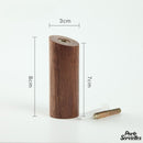 Porte serviette de bain en bois